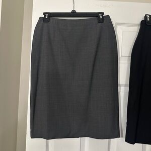 Brooks Brothers Gray Wool Pencil Skirt Women 4